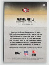 George Kittle 2025 Topps Signature Class Chrome Autographs #53
