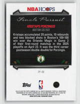 Kristaps Porzingis 2025-26 Hoops Finals Pursuit First Round #FP-48