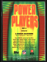 Lamar Jackson 2025 Topps Chrome Football Power Players Refractor #PP-1
