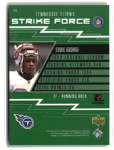 Eddie George 1999 Upper Deck Strike Force #SF3