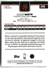Alijah Martin 2025-26 Topps Chrome #290