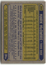 Mark McGwire 1987 Topps #366