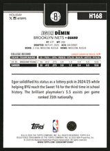 Egor Demin 2025-26 Topps Holiday #H168