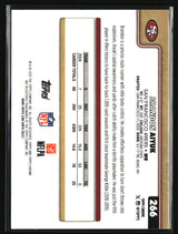 Brandon Aiyuk 2025 Topps Chrome Red White and Blue Refractor #266