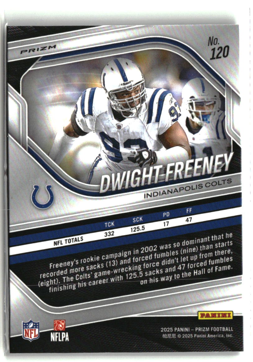 Dwight Freeney 2025 Panini Prizm Silver #120
