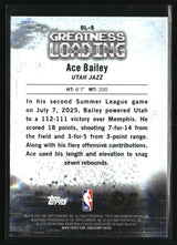 Ace Bailey 2025-26 Bowman Greatness Loading #GL-5