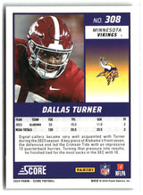 Dallas Turner 2024 Score #308