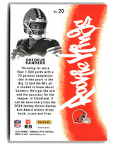 Shedeur Sanders 2025 Donruss Optic Rookie Kings #20