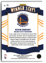 Kevin Durant 2023-24 Donruss Optic Winner Stays #13