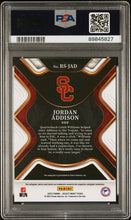 Load image into Gallery viewer, Jordan Addison 2023 Panini Select Draft Picks Rookie Signatures #JAD PSA 10
