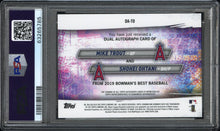 Load image into Gallery viewer, Mike Trout/Shohei Ohtani 2019 Bowmans Best Dual Auto #DA-TO Atmc Refractor
