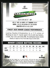Carson Benge 2026 Finest #59