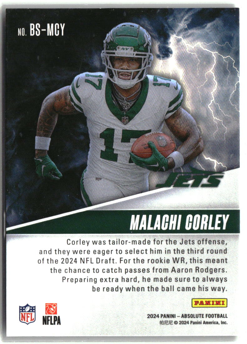 Malachi Corley 2024 Panini Absolute By Storm #BS-MCY