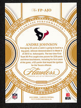 Andre Johnson 2023 Panini Flawless Performances /20 #FP-AJO