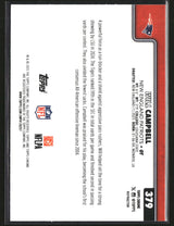 Will Campbell 2025 Topps Chrome Football Refractor #379