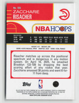 Zaccharie Risacher 2025-26 Hoops Rainbow Yellow #105