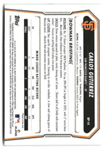 Carlos Gutierrez 2026 Bowman Prospects #BP-14