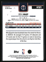 Will Riley 2025-26 Topps Holiday Glitter Holiday #H181