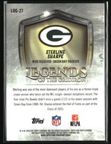 Sterling Sharpe 2025 Topps Chrome Legends of the Gridiron #LOG-27
