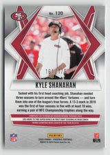 Kyle Shanahan 2025 Panini Phoenix Teal Lava Prizm #120 #/175