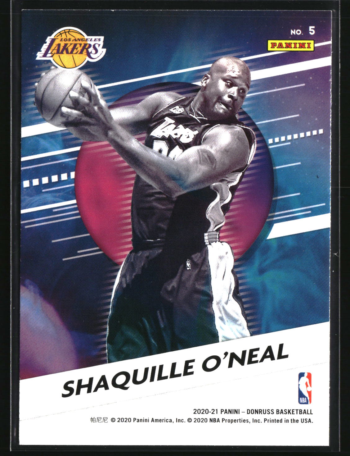 Shaquille O'Neal 2020-21 Donruss Retro Series #5