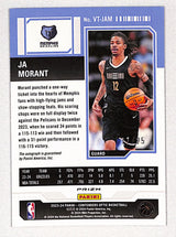 Ja Morant 2023-24 Panini Contenders Optic Veteran Ticket Blue #VT-JAM #/25