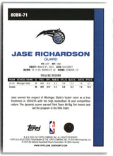 Jase Richardson 2025-26 Topps 1980-81 Topps Basketball #80BK-71
