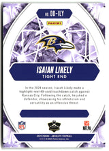 Isaiah Likely 2025 Panini Absolute Draft Diamonds #DD-ILY