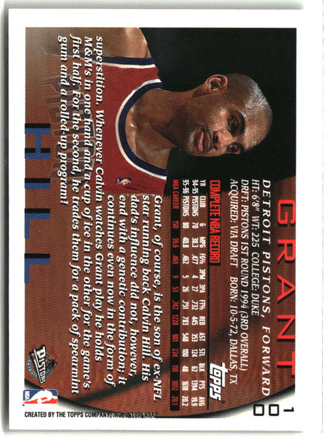 Grant Hill 1996-97 Topps #100