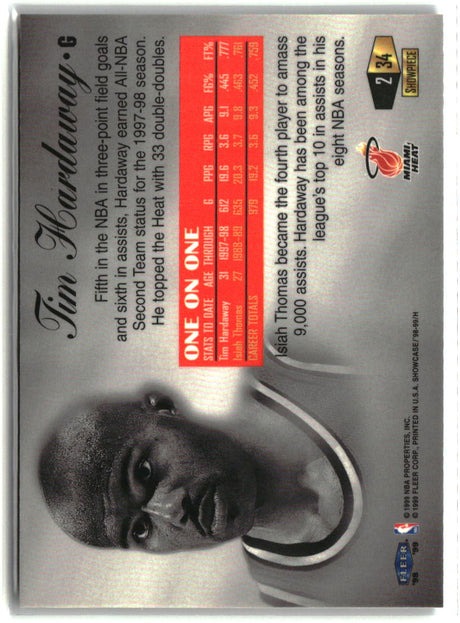 Tim Hardaway 1998-99 Flair Showcase Flair Showcase Row 2 #34