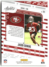 Jacob Cowing 2024 Panini Absolute Retail #191