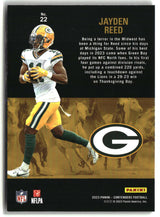 Jayden Reed 2023 Panini Contenders Rookie Stallions #22