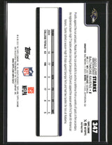 Malaki Starks 2025 Topps Chrome Football Refractor #347