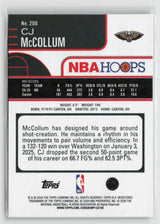 CJ McCollum 2025-26 Hoops Rainbow #200