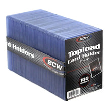 Load image into Gallery viewer, BCW: Topload Card Holder - Standard 10 x 100 CT. Packs Case
