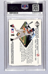 Derek Jeter 2001 Fleer Focus Diamond Vision #1 PSA 9