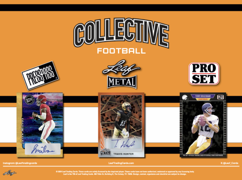 2024 Leaf Collective Football Jumbo Box
