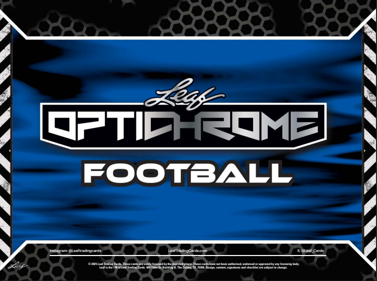 2025 Leaf Optichrome Football Jumbo Box