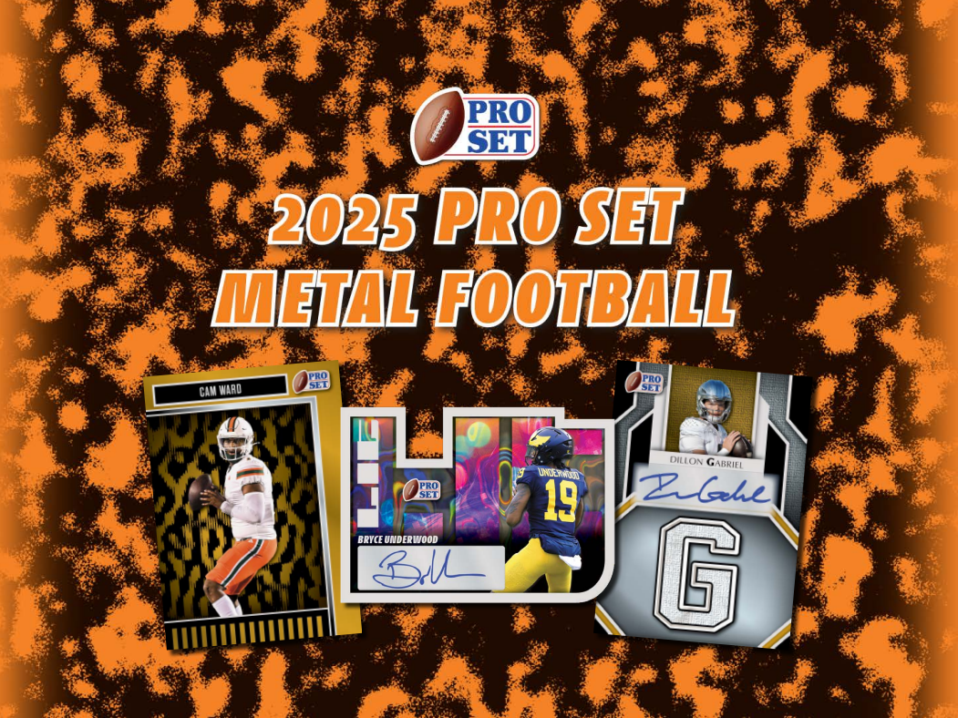 2025 Pro Set Metal Football Hobby Box