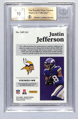 Justin Jefferson 2021 Panini Encased Sapphire Signatures #SAPJUJ /25 BGS 9.5