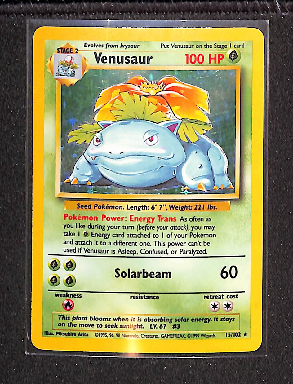 Venusaur Base Set #15/102