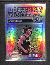 Load image into Gallery viewer, Anthony Edwards 2020 Contenders Optic Lottery Ticket Holo #1
