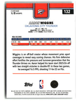 Aaron Wiggins 2025-26 Topps Chrome Update Prism Refractor #132