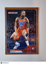 Cason Wallace 2025-26 Hoops Pixel Burst Orange #219 15/25