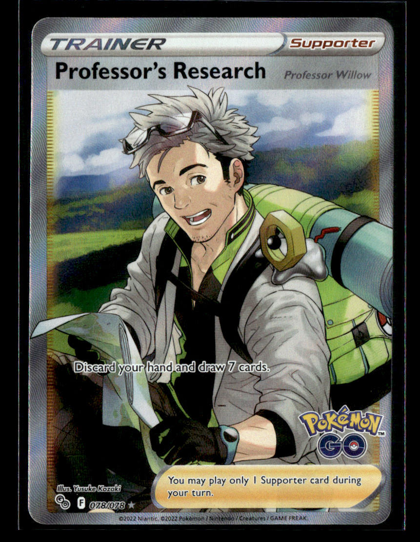 Professor's Research Pokemon GO #078/078 Full Art