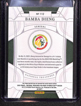 Load image into Gallery viewer, Bamba Dieng 2022 National Treasures FIFA Road to World Cup Sapphire #112 25/25
