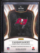 Load image into Gallery viewer, Calijah Kancey 2023 Panini Select Rookie Signatures Prizm #RSI-CKA 185/199
