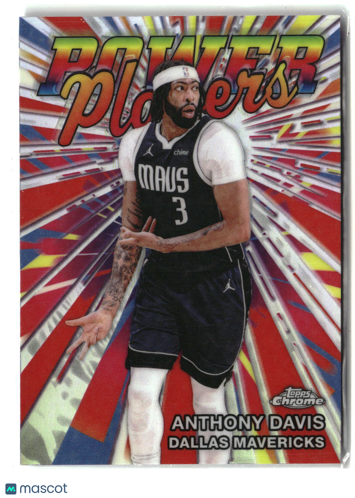 Anthony Davis 2025-26 Topps Chrome Update Power Players Refractor #PP-14