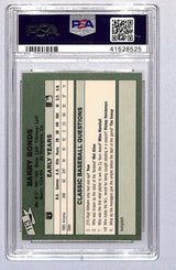 Barry Bonds 1987 Classic Travel Update Yellow Green Back #113 PSA 6
