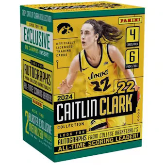 2024 Panini Caitlin Clark Collection Basketball Blaster Box